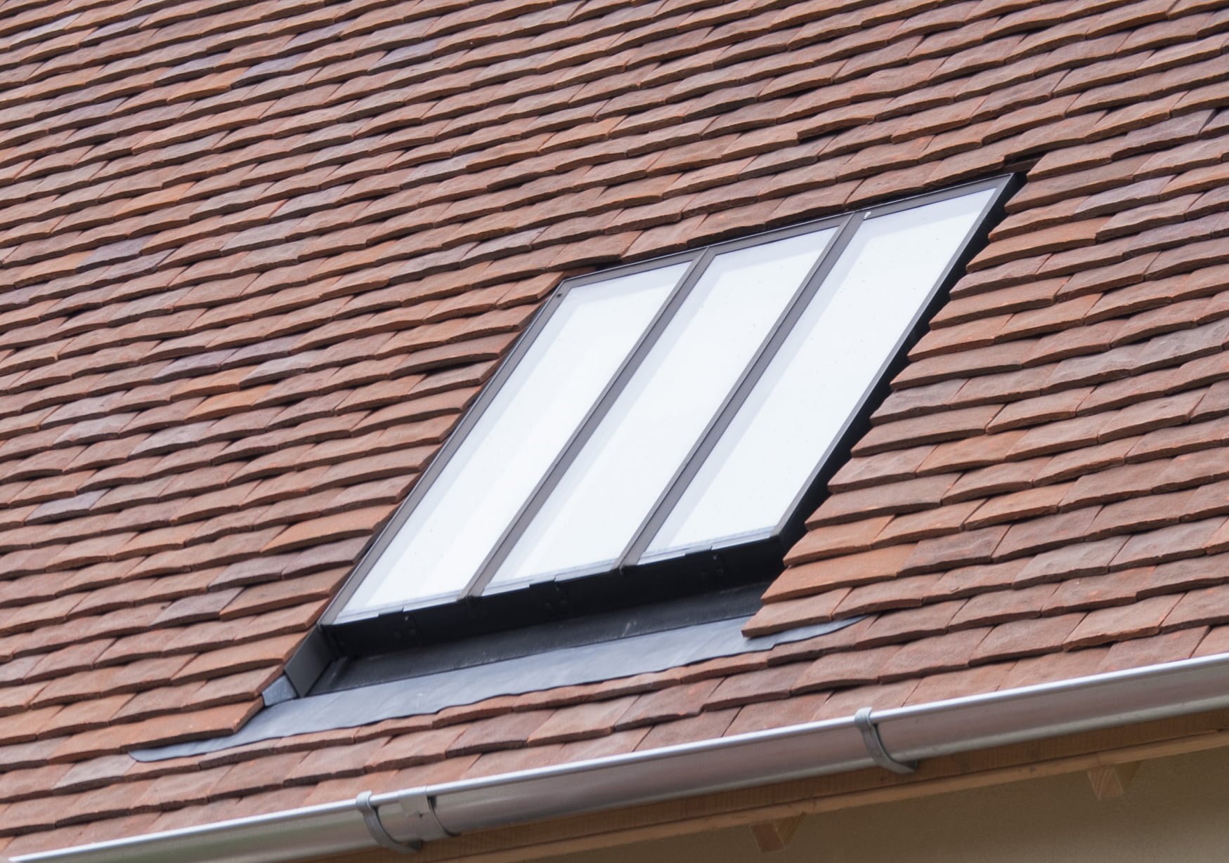 Conservation Rooflight installed with a flashing kit
